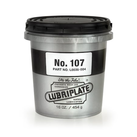 Lubriplate No. 107, 12 Oz Tubs, Headstock Grease, PK12 L0036-004